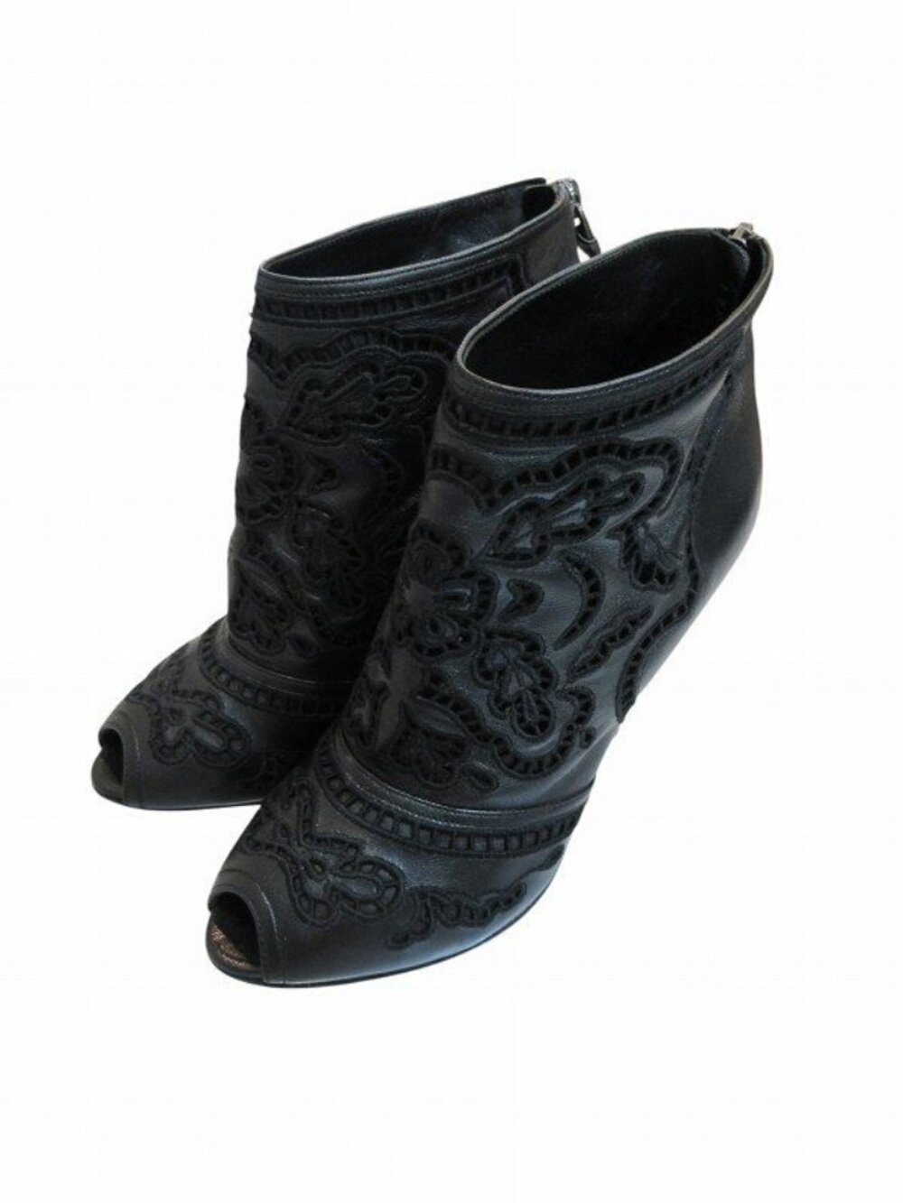 Dolce & Gabbana Booty Leather Black